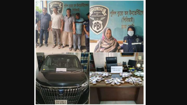 প্রতারক চক্রের ৫ সদস্য গ্রেফতার  ৭০ লাখ টাকাসহ গাড়ি উদ্ধার